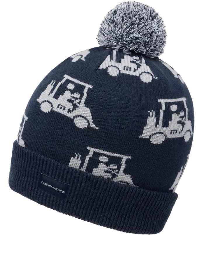 Travis Mathew Mapes Herren Wintermütze, blau