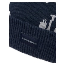 Travis Mathew Mapes Herren Wintermütze, blau