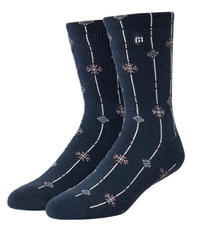 Travis Mathew Deco Crew unisex Socken, 1Paar, mood indigo