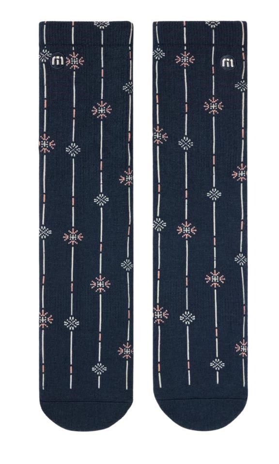 Travis Mathew Deco Crew unisex Socken, 1Paar, mood indigo