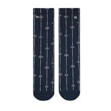 Travis Mathew Deco Crew unisex Socken, 1Paar, mood indigo