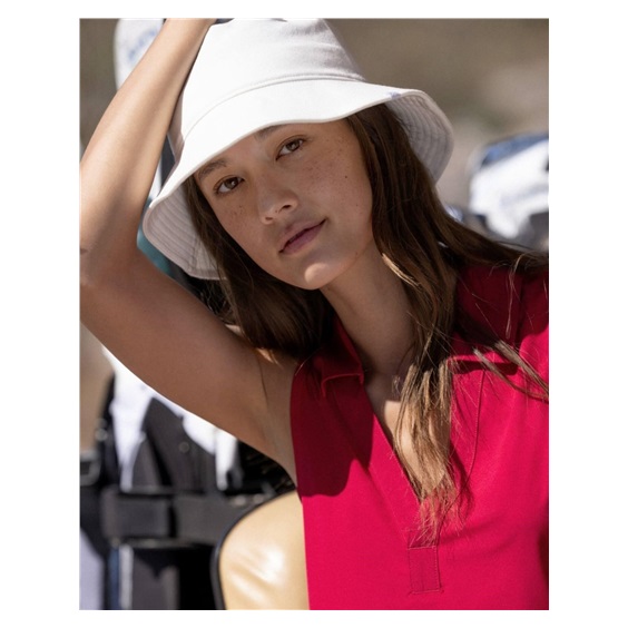 Travis Mathew Seaview Damen Bucket Hut, weiss