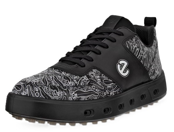 Ecco Street 720 Herren Golfschuhe, schwarz
