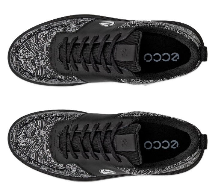 Ecco Street 720 Herren Golfschuhe, schwarz