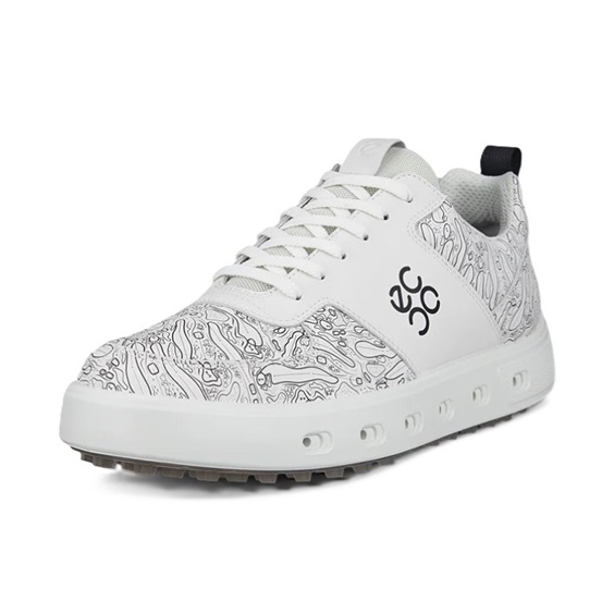 Ecco Street 720 Herren Golfschuhe, weiss