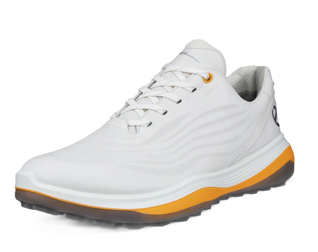 Ecco LT1 Herren Golfschuhe, weiss/Sonnenaufgang