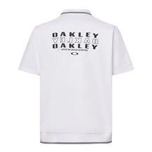 Oakley O-SYNC PACK ABSTRACT HEM Herren Poloshirt, weiss