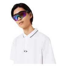 Oakley O-SYNC PACK ABSTRACT HEM Herren Poloshirt, weiss