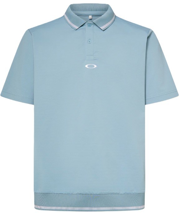 Oakley O-SYNC PACK ABSTRACT HEM Herren Poloshirt, blaues Eis