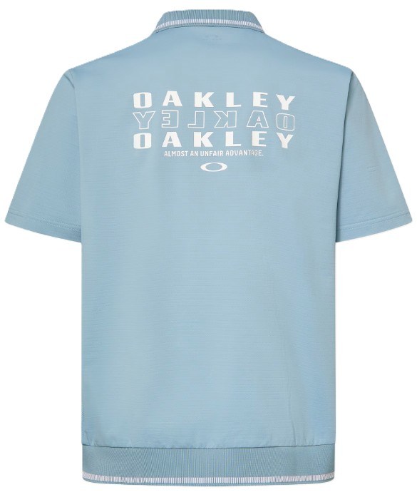 Oakley O-SYNC PACK ABSTRACT HEM Herren Poloshirt, blaues Eis