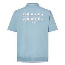 Oakley O-SYNC PACK ABSTRACT HEM Herren Poloshirt, blaues Eis