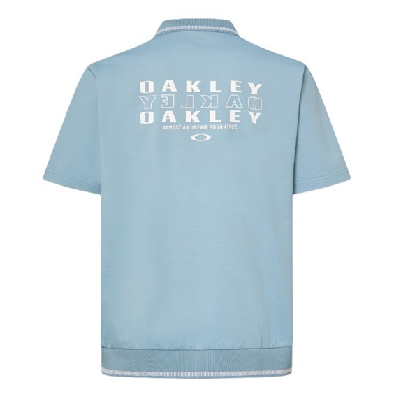 Oakley O-SYNC PACK ABSTRACT HEM Herren Poloshirt, blaues Eis