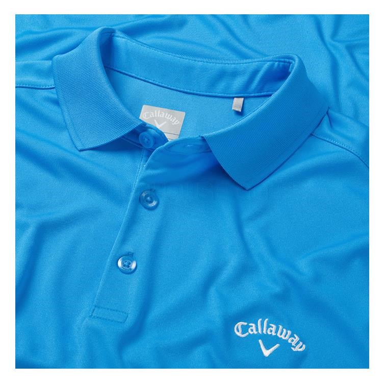 Callaway Tournament Chest Logo Herren Poloshirt, blau