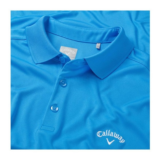 Callaway Tournament Chest Logo Herren Poloshirt, blau