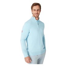 Callaway 1/4 Blended Merino Herren Pullover, blau