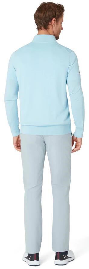 Callaway 1/4 Blended Merino Herren Pullover, blau