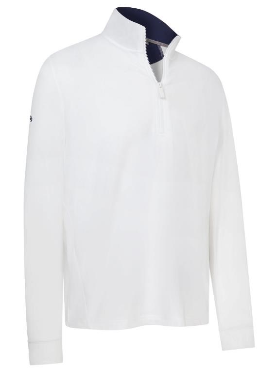 Callaway 1/4 Zip Herren Sweatshirt, weiss