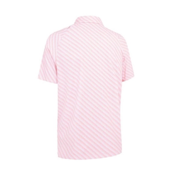 Callaway Twill Print Herren Poloshirt, strawberry pink