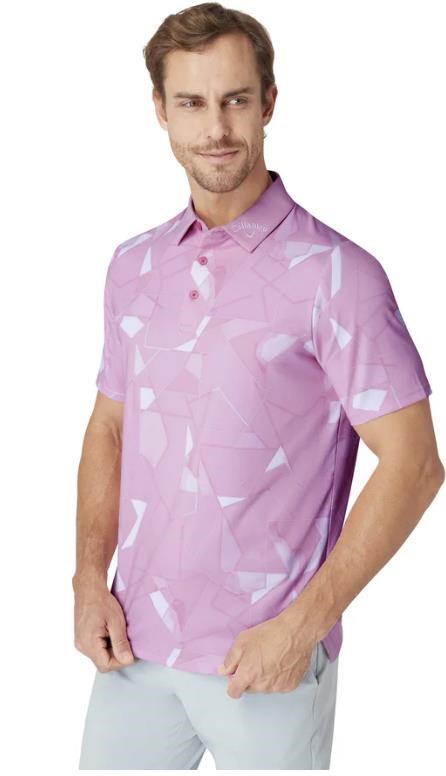 Callaway Kick Flip Herren Poloshirt, strawberry pink