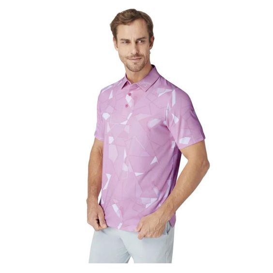 Callaway Kick Flip Herren Poloshirt, strawberry pink