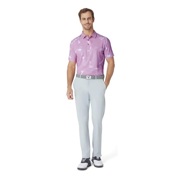 Callaway Kick Flip Herren Poloshirt, strawberry pink