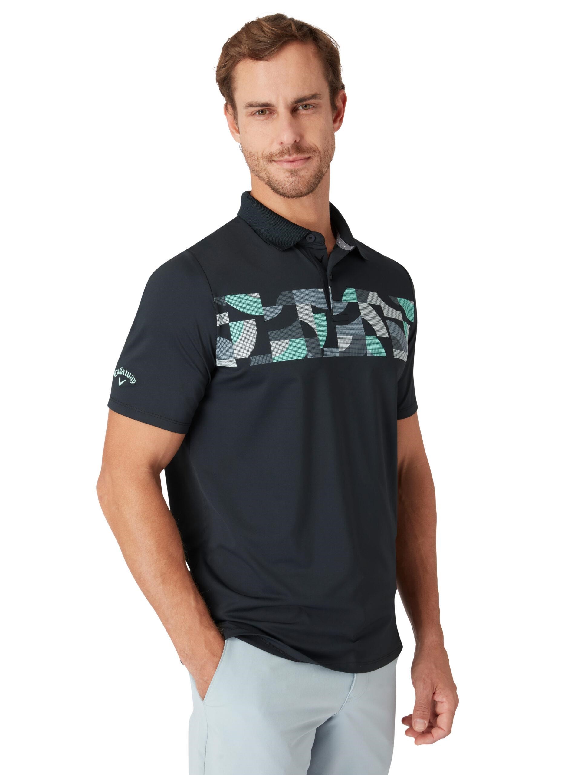 Callaway Optical ‘C’ Herren Poloshirt, caviar