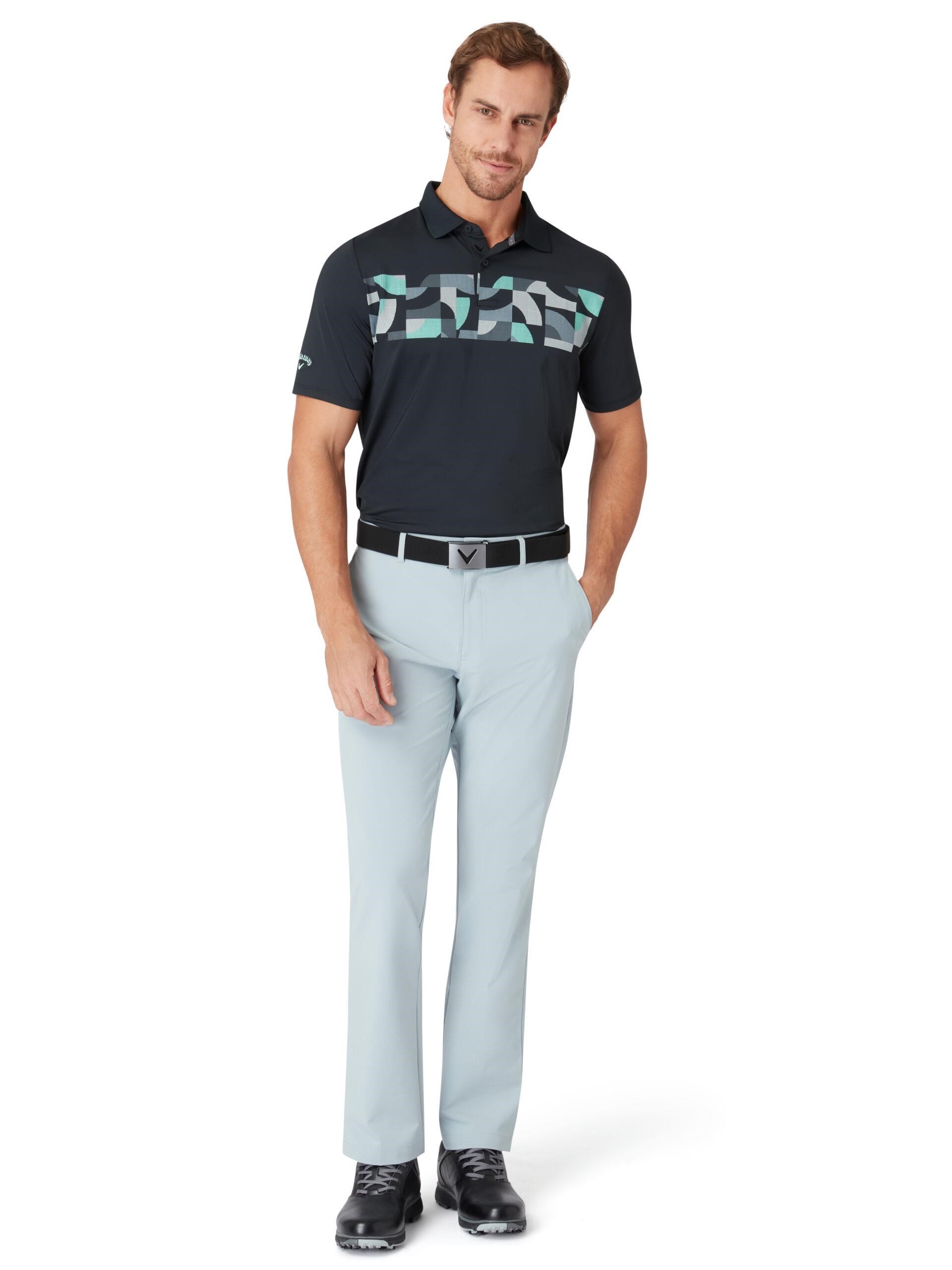 Callaway Optical ‘C’ Herren Poloshirt, caviar
