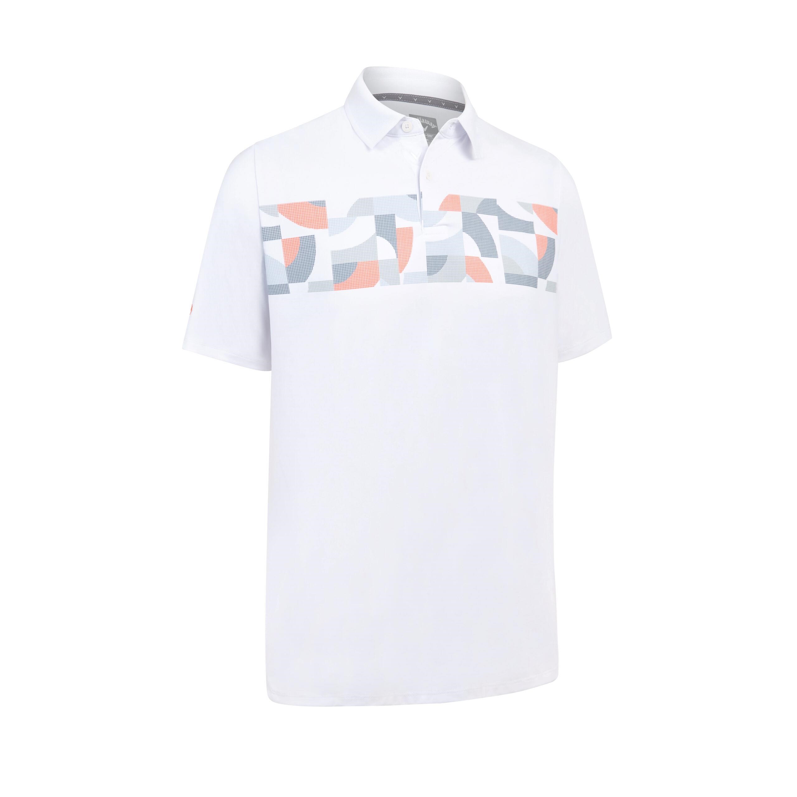 Callaway Optical ‘C’ Herren Poloshirt, weiss