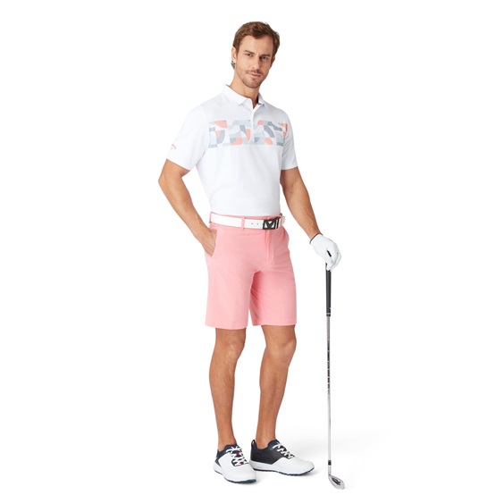 Callaway Optical ‘C’ Herren Poloshirt, weiss