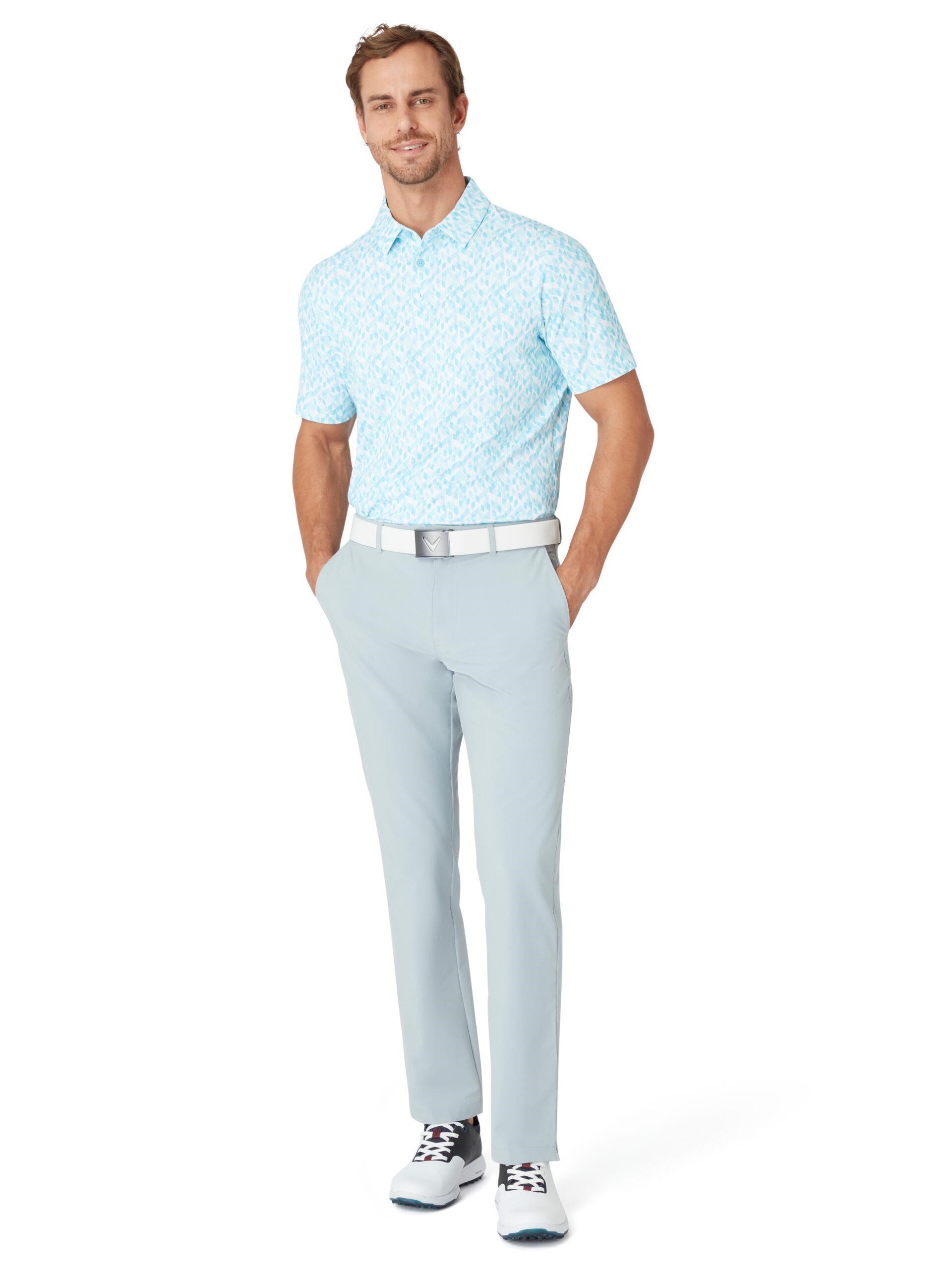 Callaway Kaleidoscope Chev Herren Poloshirt, arctic paradise