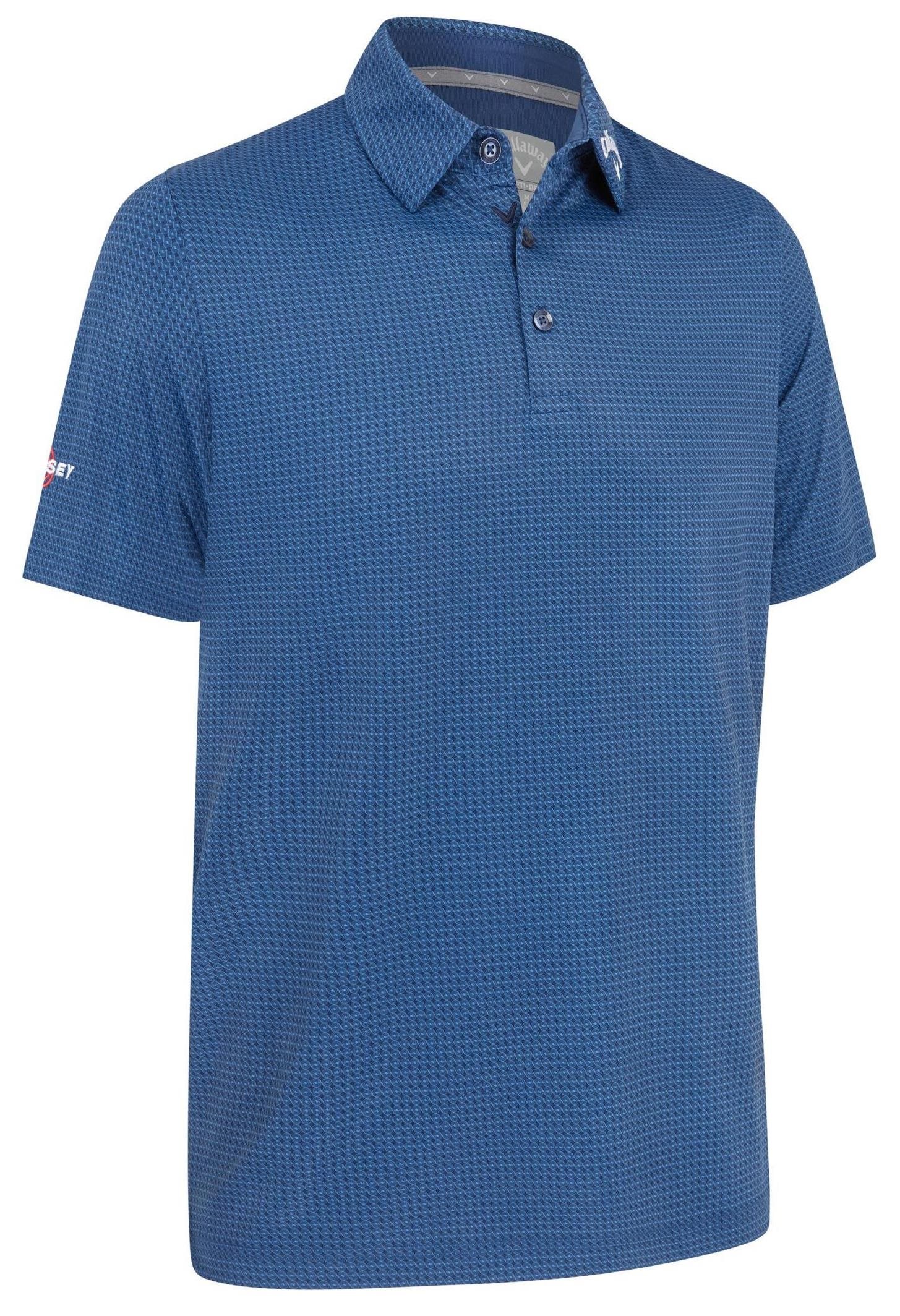 Callaway Odyssey Print Herren Poloshirt, dunkelblau