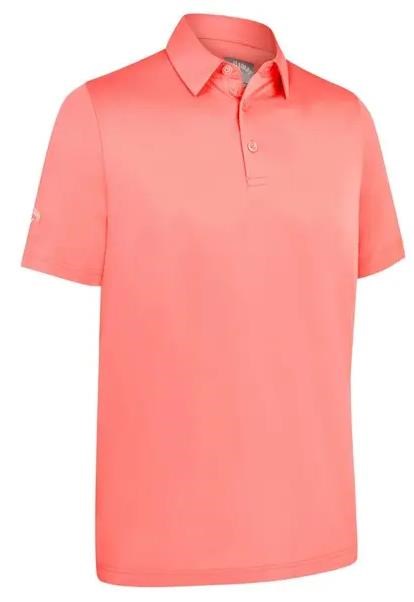Callaway Swing Tech Solid Herren Poloshirt, strawberry pink