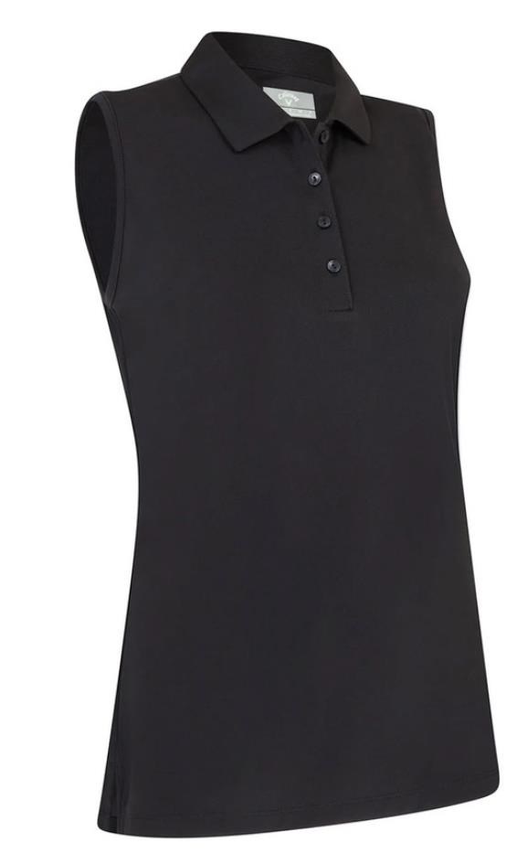 Callaway Tournament Sleeveless Damen Poloshirt, caviar