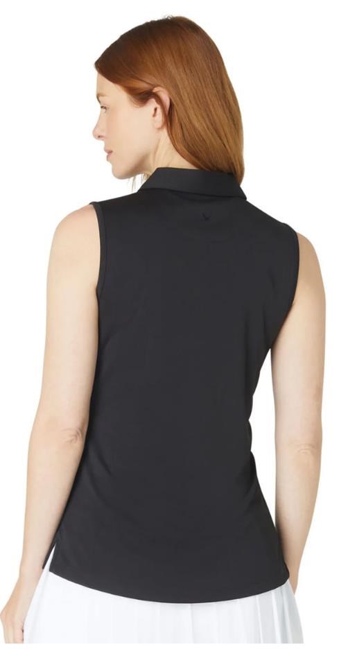 Callaway Tournament Sleeveless Damen Poloshirt, caviar