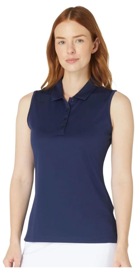 Callaway Tournament Sleeveless Damen Poloshirt, dunkelblau