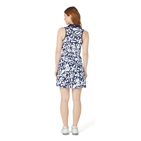 Callaway Abstract Floral Golfkleid, dunkelblau