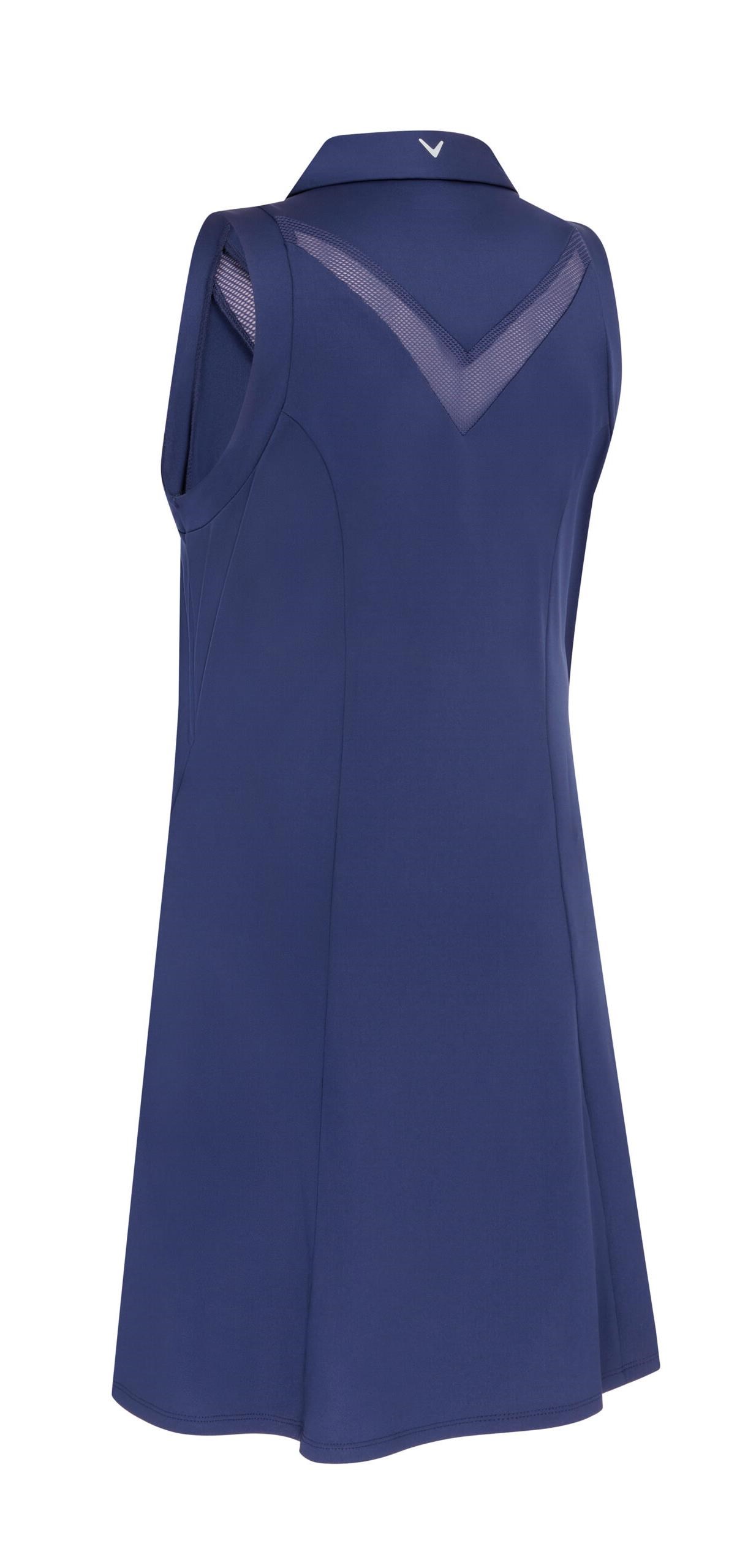 Callaway Flounce Dress with Mesh Golfkleid, dunkelblau