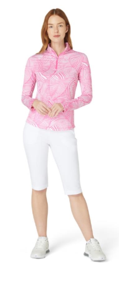Callaway Stencil Floral Damen Sweatshirt, cheeky pink