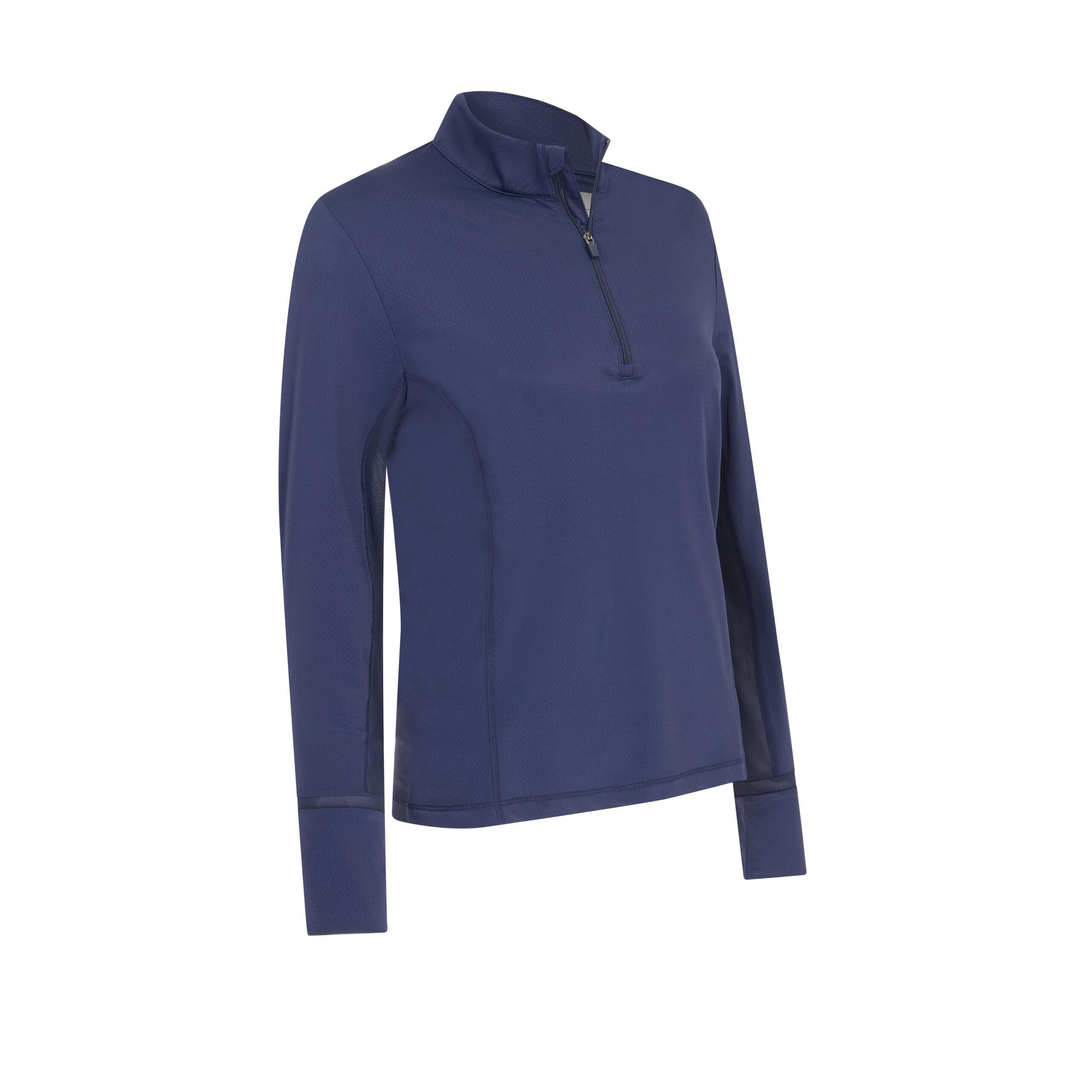 Callaway Colourblock Sun Protection Damen Sweatshirt, dunkelblau