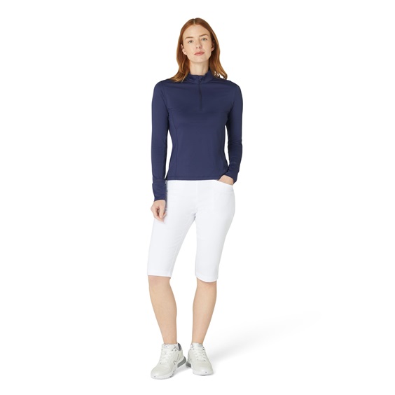 Callaway Colourblock Sun Protection Damen Sweatshirt, dunkelblau