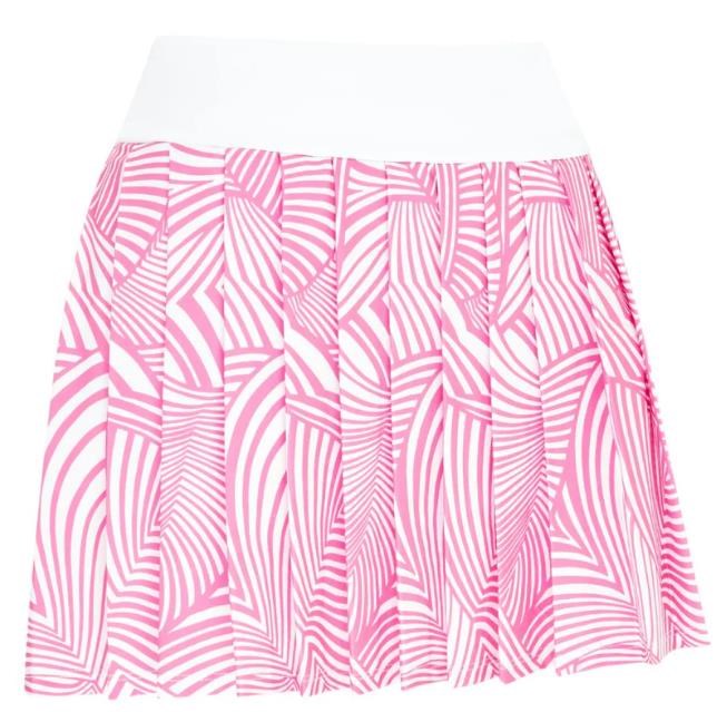 Callaway 16" High Waist Stencil Golfrock, cheeky pink