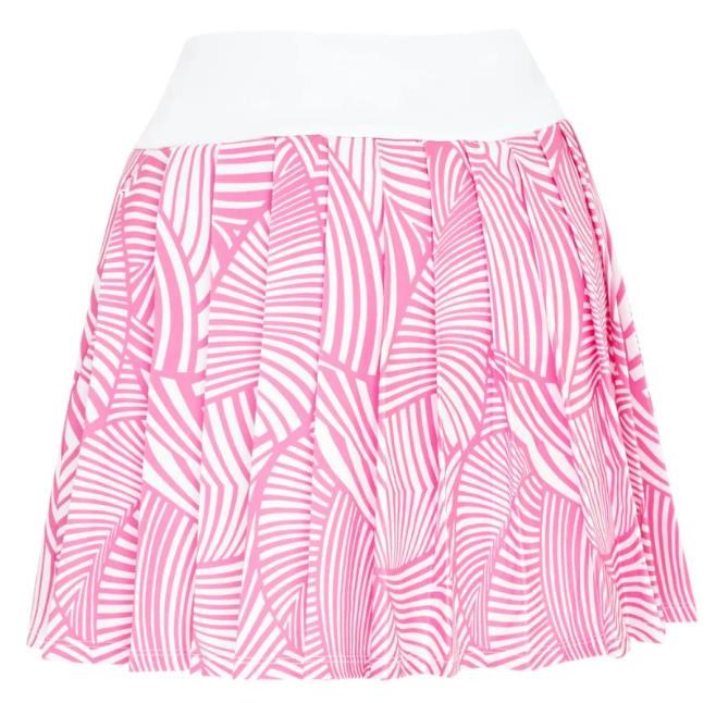 Callaway 16" High Waist Stencil Golfrock, cheeky pink