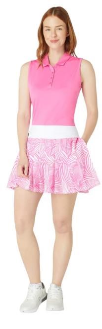 Callaway 16" High Waist Stencil Golfrock, cheeky pink