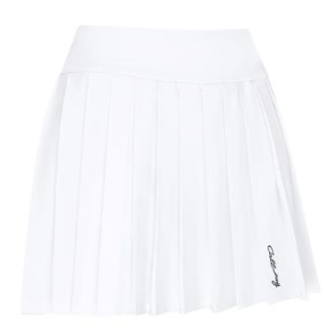 Callaway 16" Pleated Golfrock, weiss