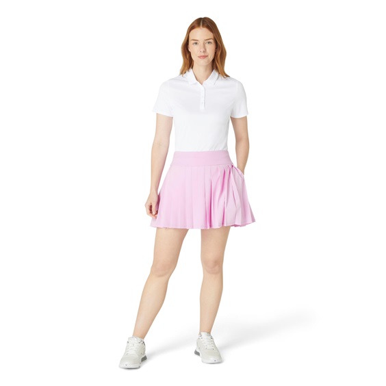 Callaway 16" Pleated Golfrock, rosa