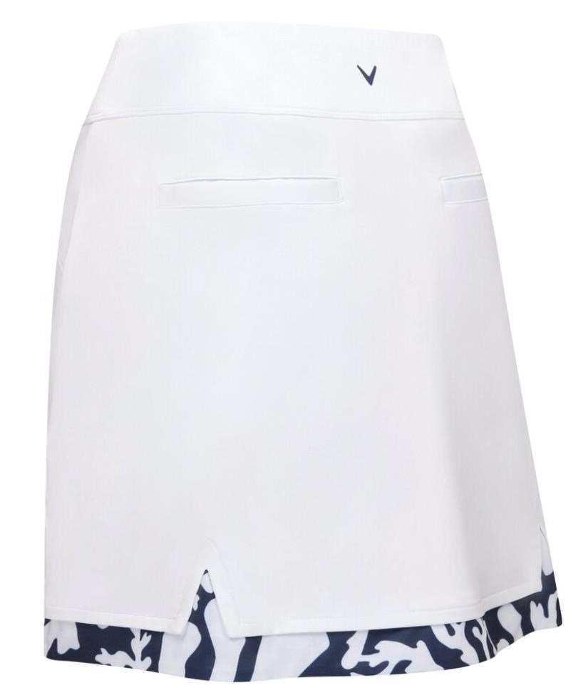 Callaway 17" Abstract Floral Golfrock, weiss