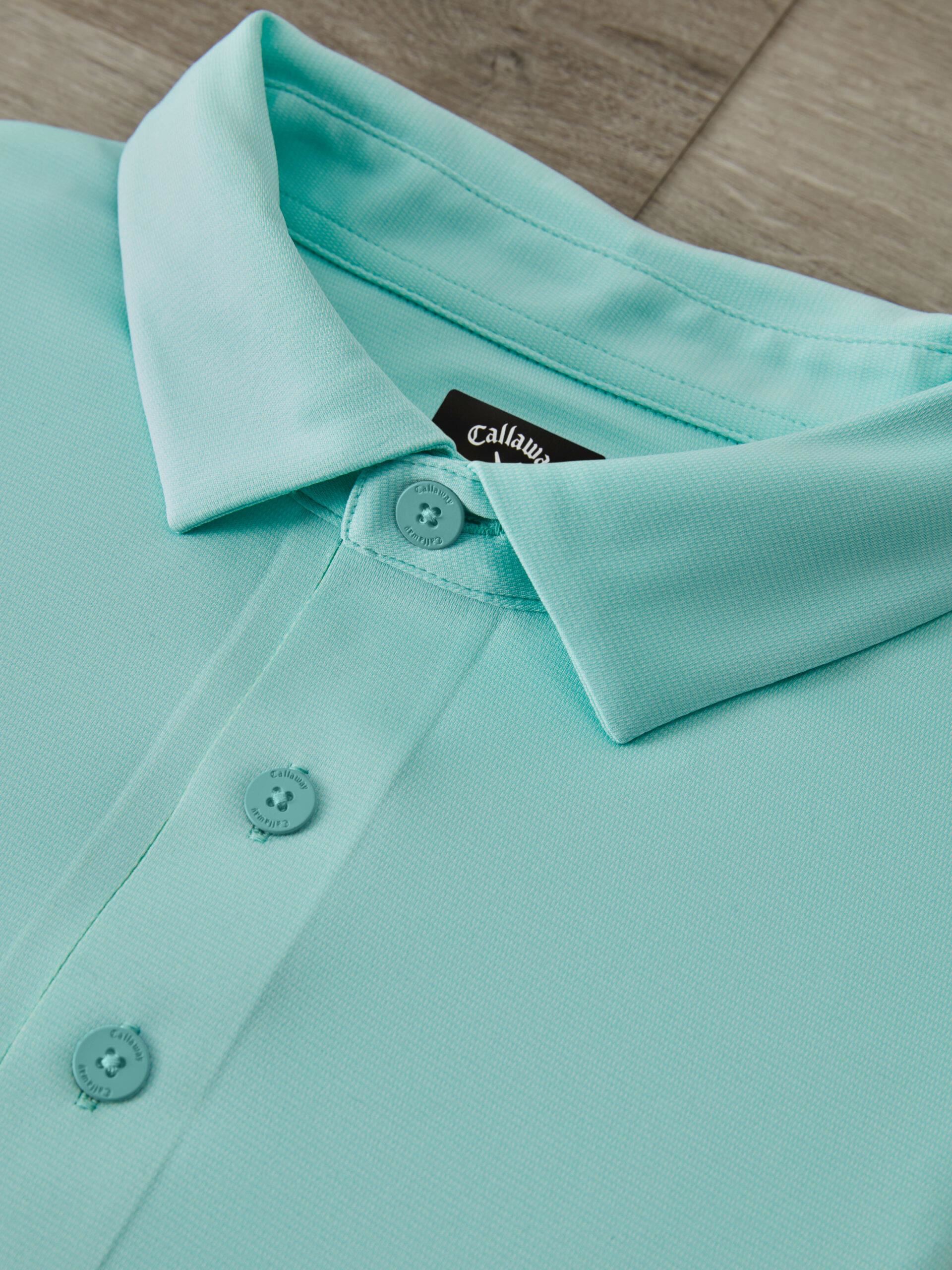 Callaway Premium Jacquard Herren Poloshirt, birds egg green
