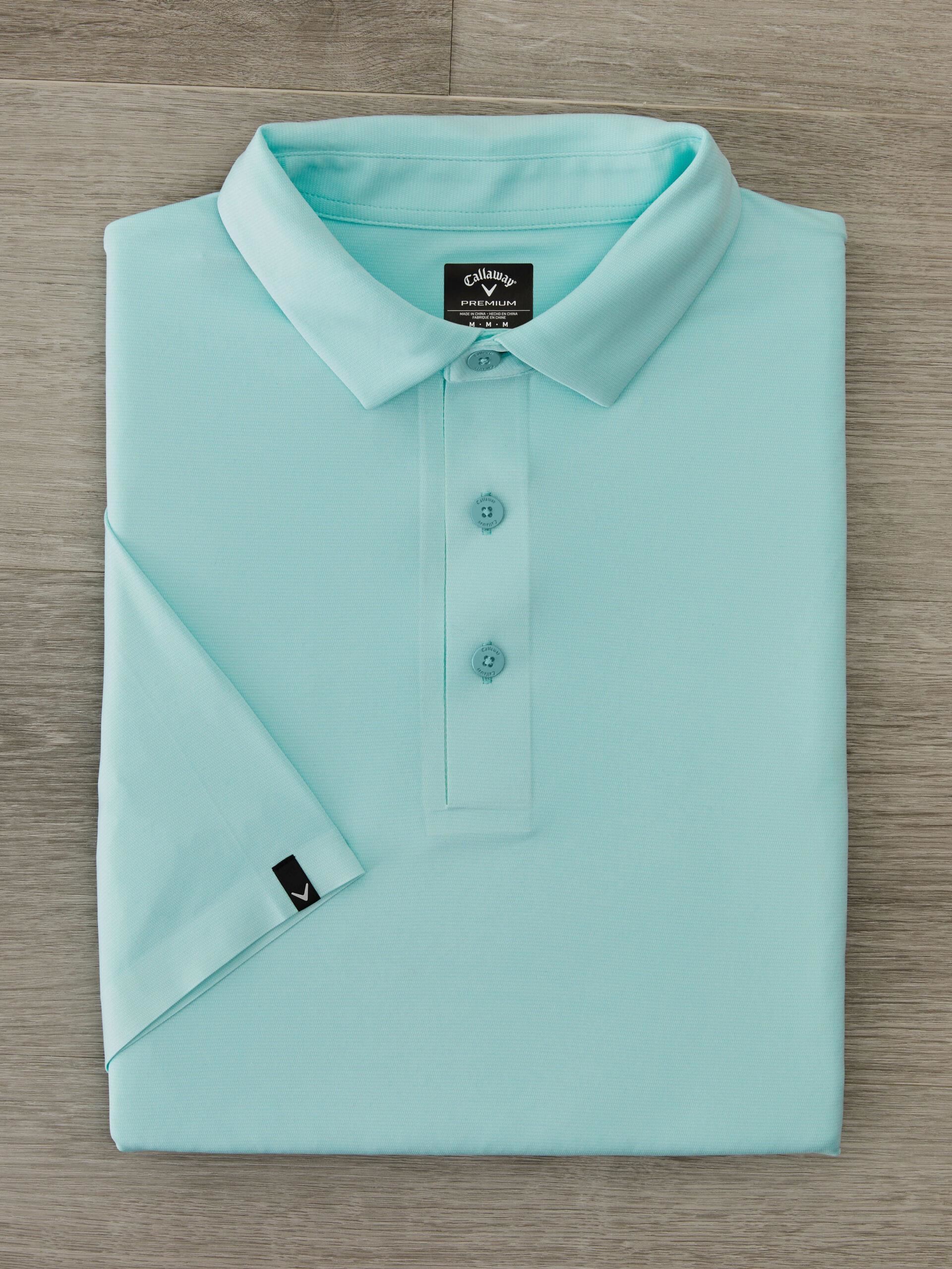 Callaway Premium Jacquard Herren Poloshirt, birds egg green