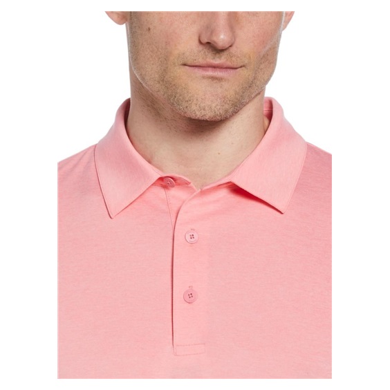 Callaway Premium Heathered Herren Poloshirt, strawberry pink heather