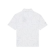 Callaway Floral Print Junior Poloshirt, weiss